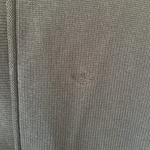 Dockers knit zip up sweater XL damage at cuff - Picture 2 of 8